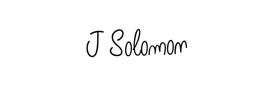 Create a beautiful signature design for name J Solomon. With this signature (Angelique-Rose-font-FFP) fonts, you can make a handwritten signature for free. J Solomon signature style 5 images and pictures png