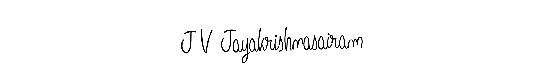 Make a short J V Jayakrishnasairam signature style. Manage your documents anywhere anytime using Angelique-Rose-font-FFP. Create and add eSignatures, submit forms, share and send files easily. J V Jayakrishnasairam signature style 5 images and pictures png