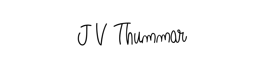 Angelique-Rose-font-FFP is a professional signature style that is perfect for those who want to add a touch of class to their signature. It is also a great choice for those who want to make their signature more unique. Get J V Thummar name to fancy signature for free. J V Thummar signature style 5 images and pictures png