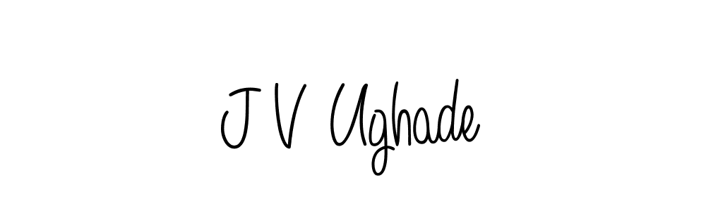 Make a beautiful signature design for name J V Ughade. Use this online signature maker to create a handwritten signature for free. J V Ughade signature style 5 images and pictures png