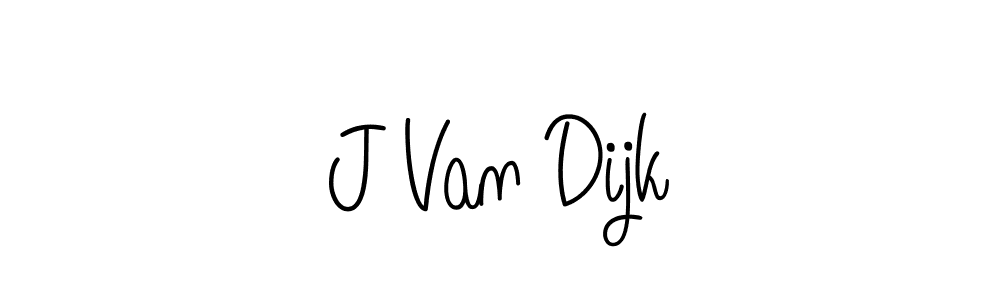 How to Draw J Van Dijk signature style? Angelique-Rose-font-FFP is a latest design signature styles for name J Van Dijk. J Van Dijk signature style 5 images and pictures png
