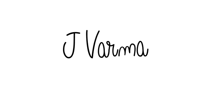 Make a beautiful signature design for name J Varma. Use this online signature maker to create a handwritten signature for free. J Varma signature style 5 images and pictures png