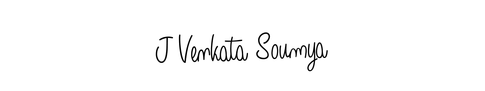 Once you've used our free online signature maker to create your best signature Angelique-Rose-font-FFP style, it's time to enjoy all of the benefits that J Venkata Soumya name signing documents. J Venkata Soumya signature style 5 images and pictures png