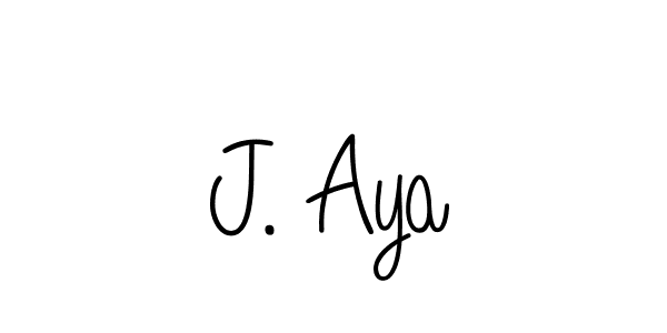 It looks lik you need a new signature style for name J. Aya. Design unique handwritten (Angelique-Rose-font-FFP) signature with our free signature maker in just a few clicks. J. Aya signature style 5 images and pictures png