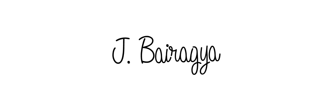 Also You can easily find your signature by using the search form. We will create J. Bairagya name handwritten signature images for you free of cost using Angelique-Rose-font-FFP sign style. J. Bairagya signature style 5 images and pictures png