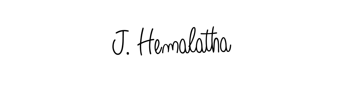 Make a short J. Hemalatha signature style. Manage your documents anywhere anytime using Angelique-Rose-font-FFP. Create and add eSignatures, submit forms, share and send files easily. J. Hemalatha signature style 5 images and pictures png