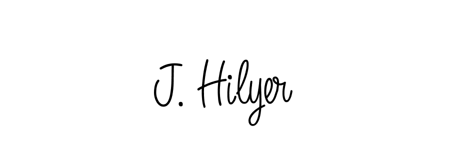 How to make J. Hilyer signature? Angelique-Rose-font-FFP is a professional autograph style. Create handwritten signature for J. Hilyer name. J. Hilyer signature style 5 images and pictures png