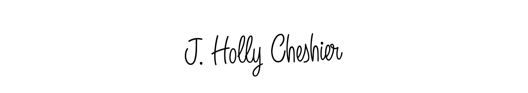 if you are searching for the best signature style for your name J. Holly Cheshier. so please give up your signature search. here we have designed multiple signature styles  using Angelique-Rose-font-FFP. J. Holly Cheshier signature style 5 images and pictures png