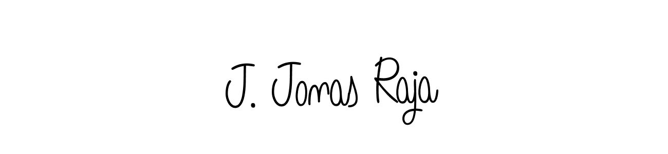 if you are searching for the best signature style for your name J. Jonas Raja. so please give up your signature search. here we have designed multiple signature styles  using Angelique-Rose-font-FFP. J. Jonas Raja signature style 5 images and pictures png