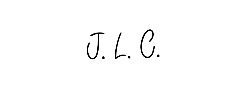 Design your own signature with our free online signature maker. With this signature software, you can create a handwritten (Angelique-Rose-font-FFP) signature for name J. L. C.. J. L. C. signature style 5 images and pictures png
