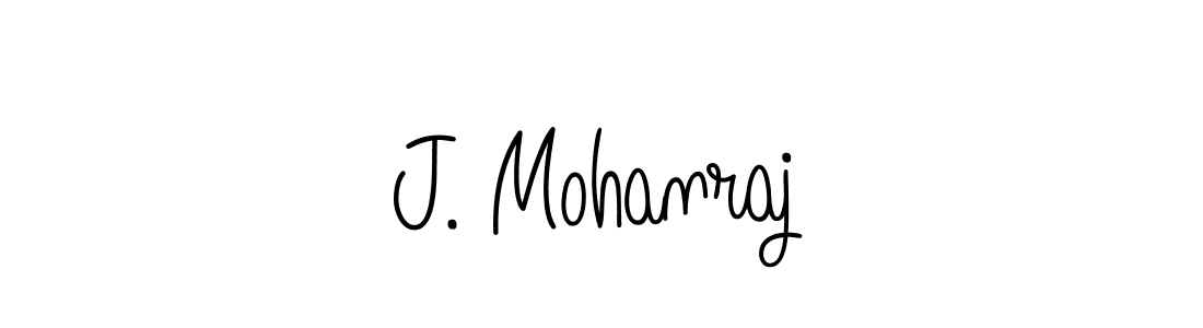 Design your own signature with our free online signature maker. With this signature software, you can create a handwritten (Angelique-Rose-font-FFP) signature for name J. Mohanraj. J. Mohanraj signature style 5 images and pictures png