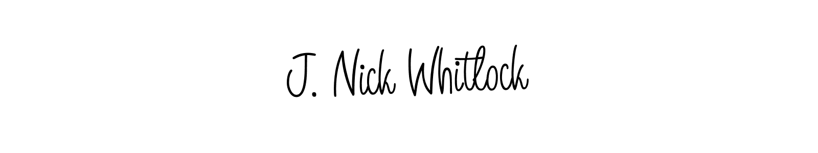 How to Draw J. Nick Whitlock signature style? Angelique-Rose-font-FFP is a latest design signature styles for name J. Nick Whitlock. J. Nick Whitlock signature style 5 images and pictures png