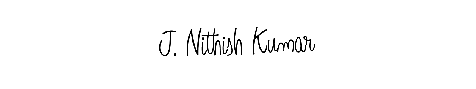 You can use this online signature creator to create a handwritten signature for the name J. Nithish Kumar. This is the best online autograph maker. J. Nithish Kumar signature style 5 images and pictures png
