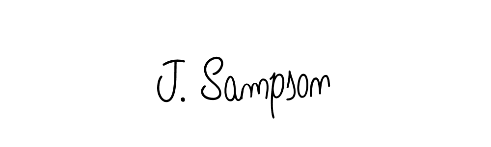 Design your own signature with our free online signature maker. With this signature software, you can create a handwritten (Angelique-Rose-font-FFP) signature for name J. Sampson. J. Sampson signature style 5 images and pictures png