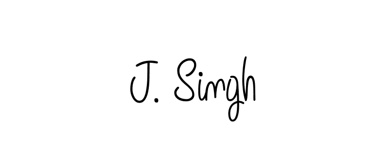 J. Singh stylish signature style. Best Handwritten Sign (Angelique-Rose-font-FFP) for my name. Handwritten Signature Collection Ideas for my name J. Singh. J. Singh signature style 5 images and pictures png