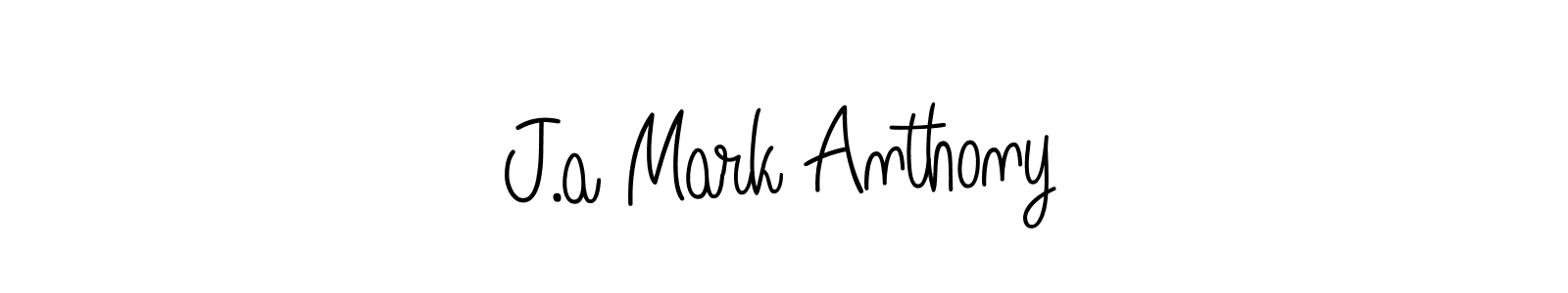 How to Draw J.a Mark Anthony signature style? Angelique-Rose-font-FFP is a latest design signature styles for name J.a Mark Anthony. J.a Mark Anthony signature style 5 images and pictures png