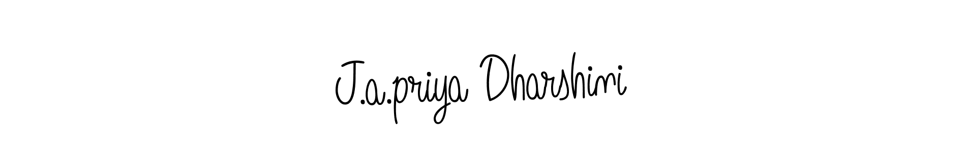 Make a beautiful signature design for name J.a.priya Dharshini. Use this online signature maker to create a handwritten signature for free. J.a.priya Dharshini signature style 5 images and pictures png