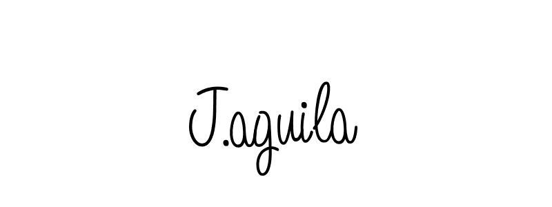 Make a beautiful signature design for name J.aguila. Use this online signature maker to create a handwritten signature for free. J.aguila signature style 5 images and pictures png