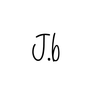 if you are searching for the best signature style for your name J.b. so please give up your signature search. here we have designed multiple signature styles  using Angelique-Rose-font-FFP. J.b signature style 5 images and pictures png