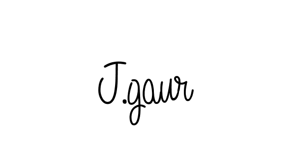 Use a signature maker to create a handwritten signature online. With this signature software, you can design (Angelique-Rose-font-FFP) your own signature for name J.gaur. J.gaur signature style 5 images and pictures png