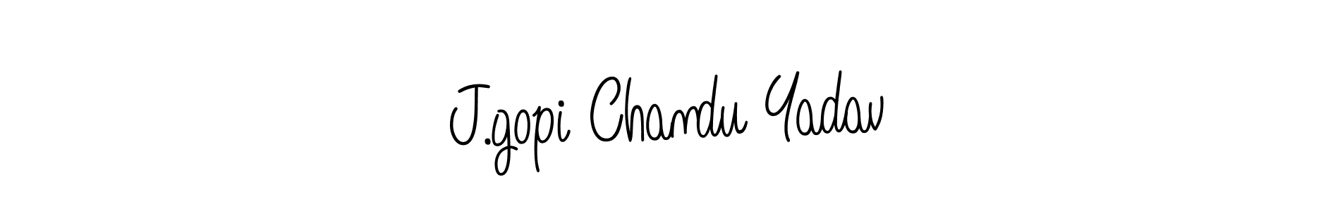 How to Draw J.gopi Chandu Yadav signature style? Angelique-Rose-font-FFP is a latest design signature styles for name J.gopi Chandu Yadav. J.gopi Chandu Yadav signature style 5 images and pictures png