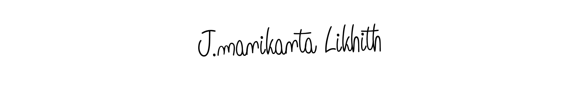 Angelique-Rose-font-FFP is a professional signature style that is perfect for those who want to add a touch of class to their signature. It is also a great choice for those who want to make their signature more unique. Get J.manikanta Likhith name to fancy signature for free. J.manikanta Likhith signature style 5 images and pictures png