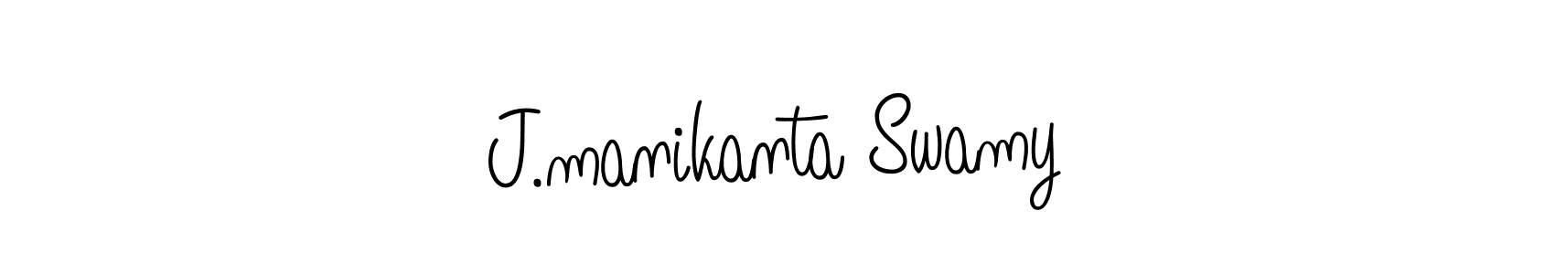 How to Draw J.manikanta Swamy signature style? Angelique-Rose-font-FFP is a latest design signature styles for name J.manikanta Swamy. J.manikanta Swamy signature style 5 images and pictures png