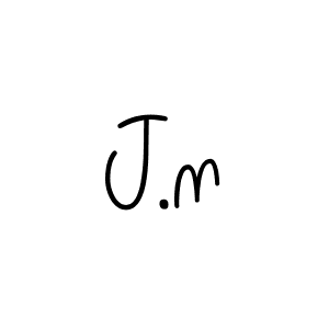 if you are searching for the best signature style for your name J.n. so please give up your signature search. here we have designed multiple signature styles  using Angelique-Rose-font-FFP. J.n signature style 5 images and pictures png