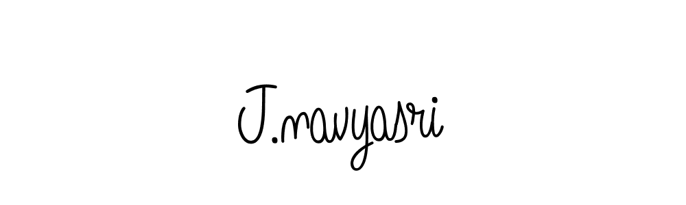 Also we have J.navyasri name is the best signature style. Create professional handwritten signature collection using Angelique-Rose-font-FFP autograph style. J.navyasri signature style 5 images and pictures png