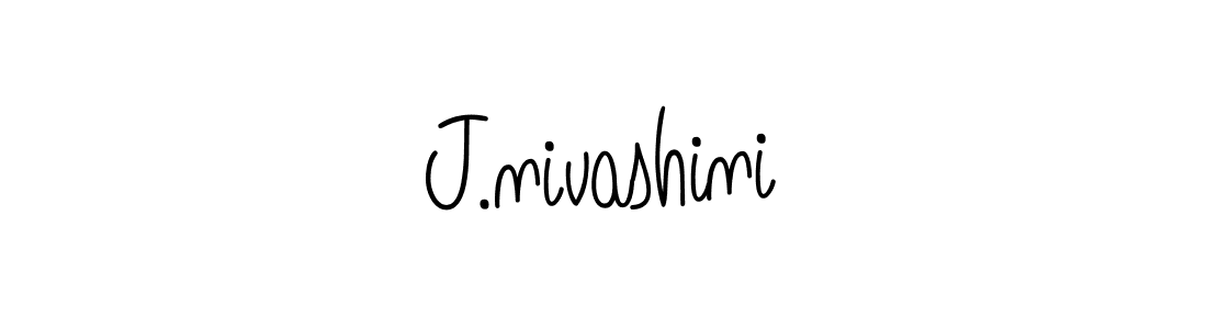 Also we have J.nivashini name is the best signature style. Create professional handwritten signature collection using Angelique-Rose-font-FFP autograph style. J.nivashini signature style 5 images and pictures png