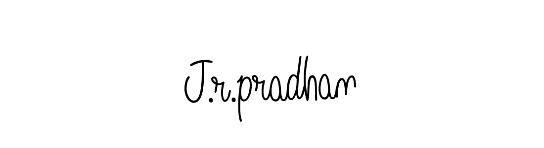 You should practise on your own different ways (Angelique-Rose-font-FFP) to write your name (J.r.pradhan) in signature. don't let someone else do it for you. J.r.pradhan signature style 5 images and pictures png