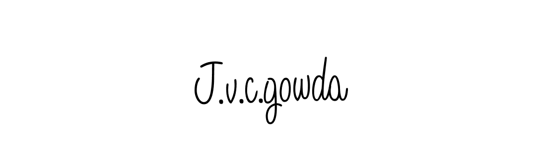 Make a beautiful signature design for name J.v.c.gowda. Use this online signature maker to create a handwritten signature for free. J.v.c.gowda signature style 5 images and pictures png