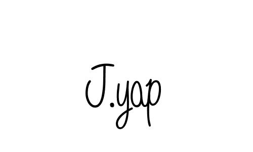 Design your own signature with our free online signature maker. With this signature software, you can create a handwritten (Angelique-Rose-font-FFP) signature for name J.yap. J.yap signature style 5 images and pictures png