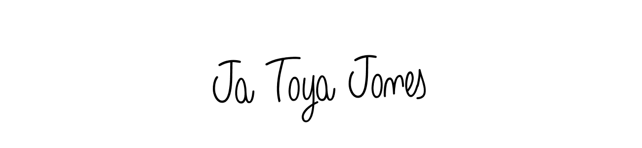 It looks lik you need a new signature style for name Ja Toya Jones. Design unique handwritten (Angelique-Rose-font-FFP) signature with our free signature maker in just a few clicks. Ja Toya Jones signature style 5 images and pictures png