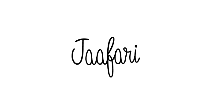 Jaafari stylish signature style. Best Handwritten Sign (Angelique-Rose-font-FFP) for my name. Handwritten Signature Collection Ideas for my name Jaafari. Jaafari signature style 5 images and pictures png