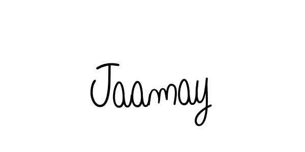 Design your own signature with our free online signature maker. With this signature software, you can create a handwritten (Angelique-Rose-font-FFP) signature for name Jaamay. Jaamay signature style 5 images and pictures png