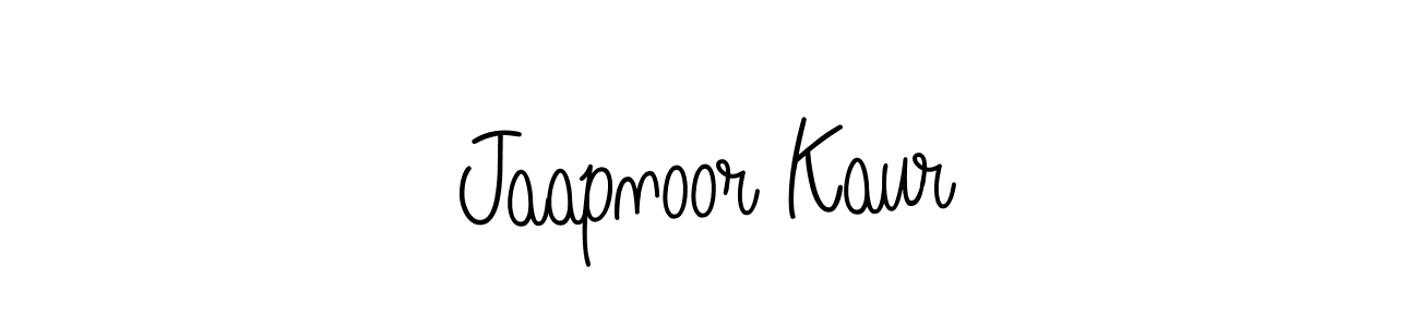 if you are searching for the best signature style for your name Jaapnoor Kaur. so please give up your signature search. here we have designed multiple signature styles  using Angelique-Rose-font-FFP. Jaapnoor Kaur signature style 5 images and pictures png