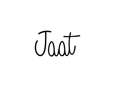 How to make Jaat name signature. Use Angelique-Rose-font-FFP style for creating short signs online. This is the latest handwritten sign. Jaat signature style 5 images and pictures png