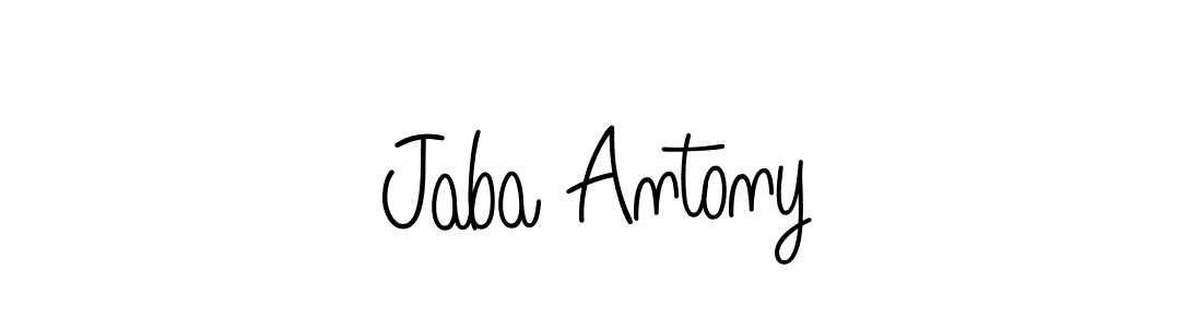 This is the best signature style for the Jaba Antony name. Also you like these signature font (Angelique-Rose-font-FFP). Mix name signature. Jaba Antony signature style 5 images and pictures png