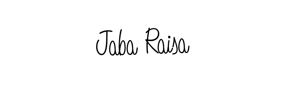 Make a beautiful signature design for name Jaba Raisa. Use this online signature maker to create a handwritten signature for free. Jaba Raisa signature style 5 images and pictures png