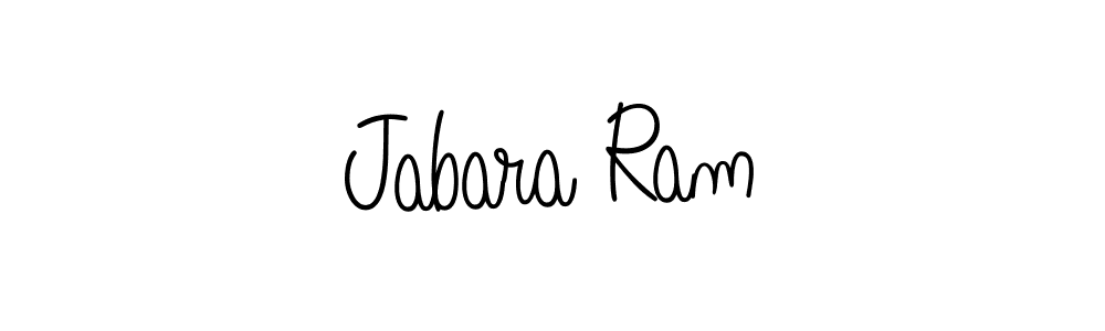 How to make Jabara Ram name signature. Use Angelique-Rose-font-FFP style for creating short signs online. This is the latest handwritten sign. Jabara Ram signature style 5 images and pictures png