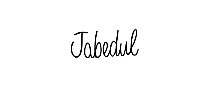 Once you've used our free online signature maker to create your best signature Angelique-Rose-font-FFP style, it's time to enjoy all of the benefits that Jabedul name signing documents. Jabedul signature style 5 images and pictures png