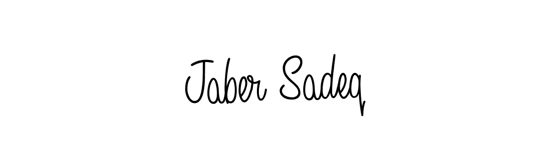Make a beautiful signature design for name Jaber Sadeq. Use this online signature maker to create a handwritten signature for free. Jaber Sadeq signature style 5 images and pictures png