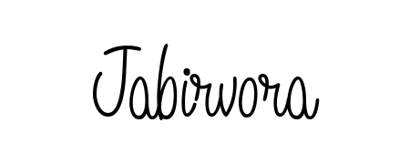 Jabirvora stylish signature style. Best Handwritten Sign (Angelique-Rose-font-FFP) for my name. Handwritten Signature Collection Ideas for my name Jabirvora. Jabirvora signature style 5 images and pictures png