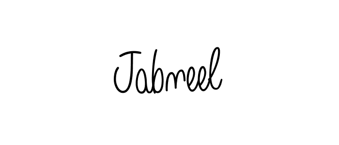 Angelique-Rose-font-FFP is a professional signature style that is perfect for those who want to add a touch of class to their signature. It is also a great choice for those who want to make their signature more unique. Get Jabneel name to fancy signature for free. Jabneel signature style 5 images and pictures png
