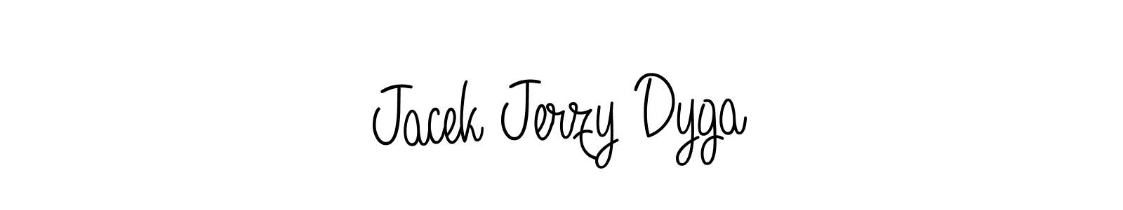 How to make Jacek Jerzy Dyga name signature. Use Angelique-Rose-font-FFP style for creating short signs online. This is the latest handwritten sign. Jacek Jerzy Dyga signature style 5 images and pictures png