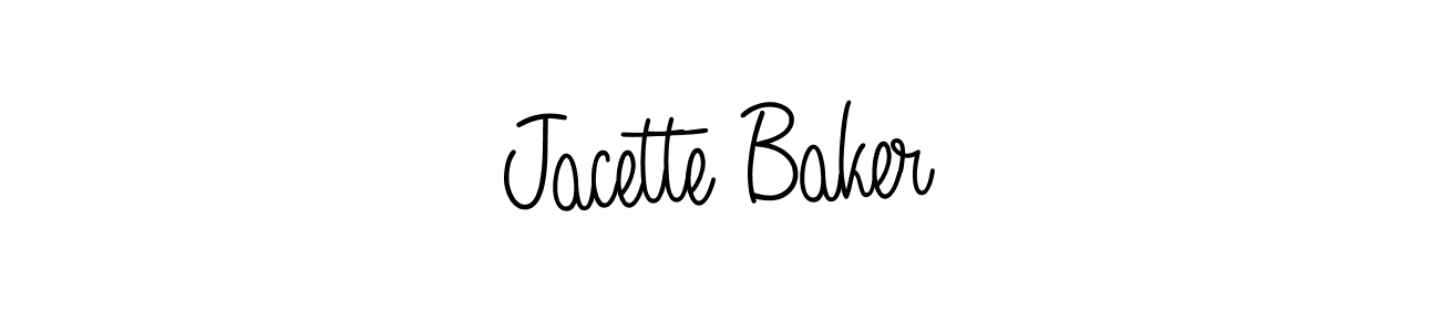 Make a beautiful signature design for name Jacette Baker. Use this online signature maker to create a handwritten signature for free. Jacette Baker signature style 5 images and pictures png