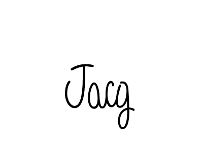 Use a signature maker to create a handwritten signature online. With this signature software, you can design (Angelique-Rose-font-FFP) your own signature for name Jacg. Jacg signature style 5 images and pictures png