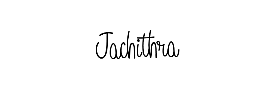 How to make Jachithra name signature. Use Angelique-Rose-font-FFP style for creating short signs online. This is the latest handwritten sign. Jachithra signature style 5 images and pictures png