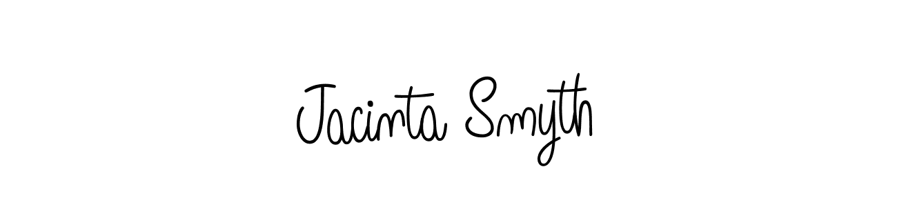 The best way (Angelique-Rose-font-FFP) to make a short signature is to pick only two or three words in your name. The name Jacinta Smyth include a total of six letters. For converting this name. Jacinta Smyth signature style 5 images and pictures png